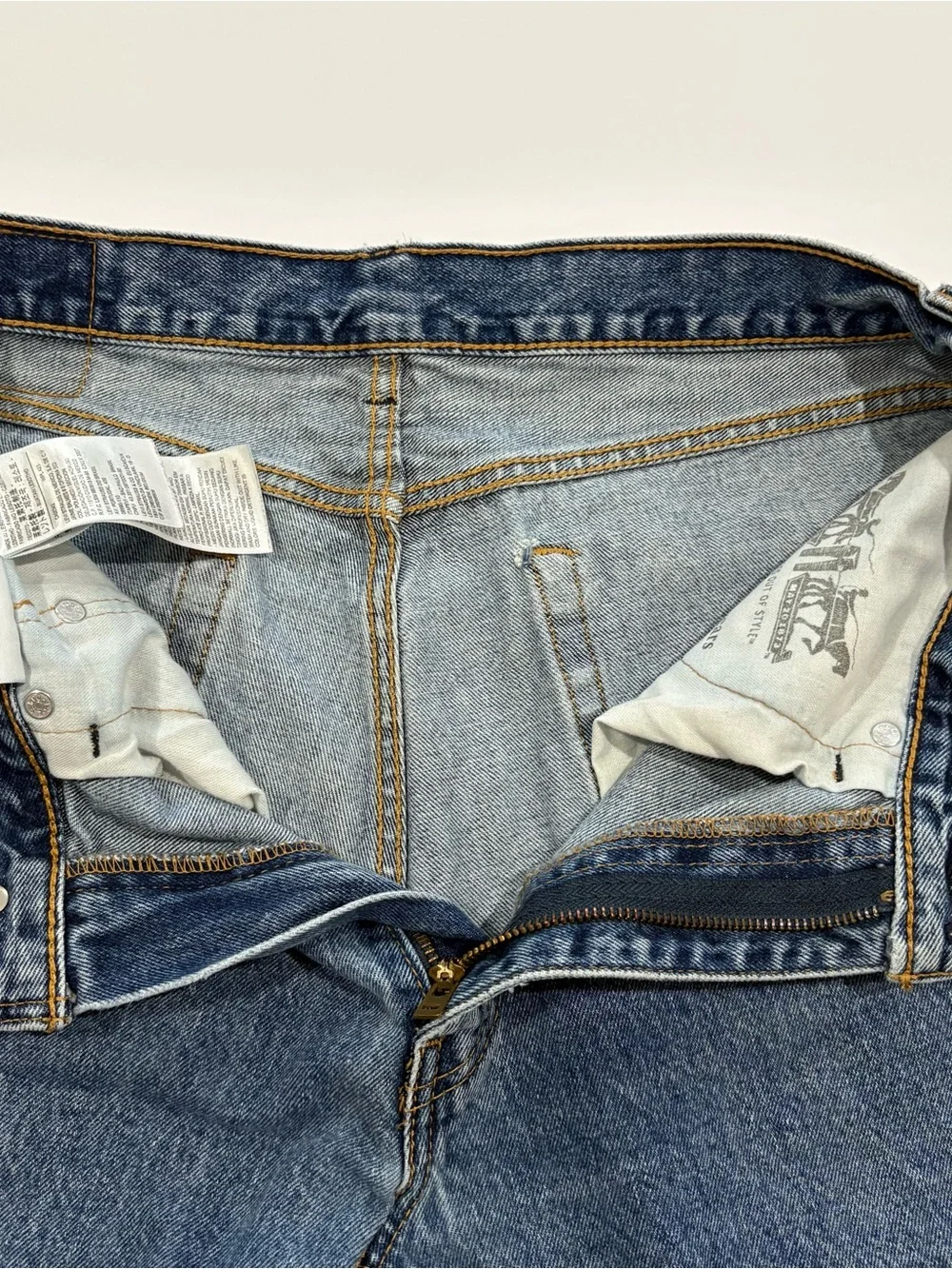 Levi’s‎ 505 Men’s Jeans 33x32 Regular Fit Straight Leg Blue Denim 00505-4886